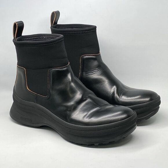 Jil Sander Men’s Leather Ankle Boots size 43/us size 10 - Picture 3 of 11